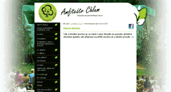 Desktop Screenshot of amfiteatrchlum.cz