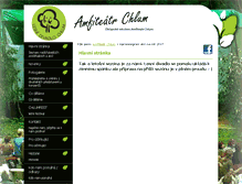 Tablet Screenshot of amfiteatrchlum.cz